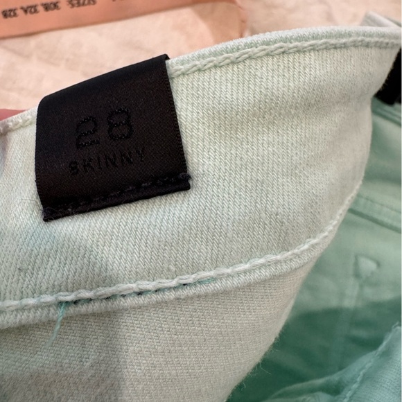 Vince Ankle Skinny Light Mint Jeans 28 - Picture 4 of 10